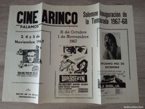 Cine: UPPERSEVEN, MISIÓN INSOLITA, PAUL HUBSCHMID, LA BIBLIA, UN HOMBRE, CINE ARINCO, PALAMOS, GIRONA